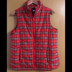 Plaid Vest